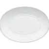 Costa Nova Dinnerware|Friso Collection Oval Platter 16" in White