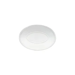 Costa Nova Dinnerware|Friso Collection Oval Platter 12" in White