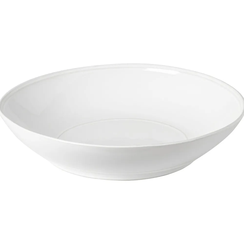 Costa Nova Dinnerware|Friso Collection Pasta/Serving Bowl in White