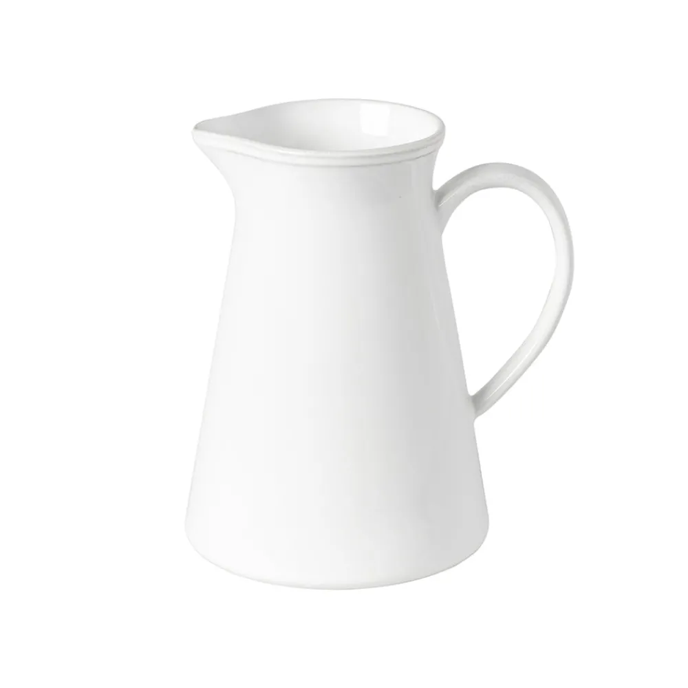 Costa Nova Glassware|Friso Collection Pitcher 56 oz. in White