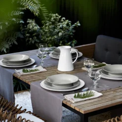 Costa Nova Glassware|Friso Collection Pitcher 56 oz. in White