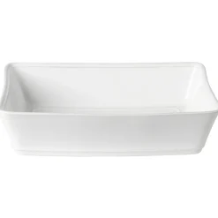 Costa Nova Dinnerware|Friso Collection Rectangle Baker 14" in White