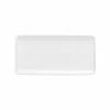 Costa Nova Dinnerware|Friso Collection Rectangle Platter 12" in White