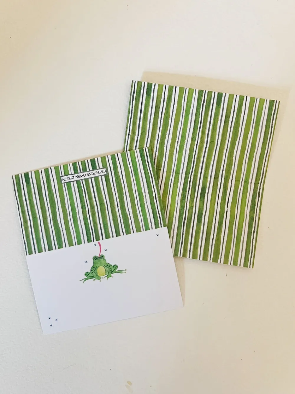 Catherine Owen Design Place Settings & Linens|Frog Place Cards