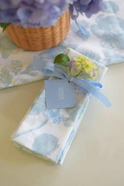 Maggie Bentley Designs Place Settings & Linens|Garden Toile Napkins with Embroidered Bee, Set of 4