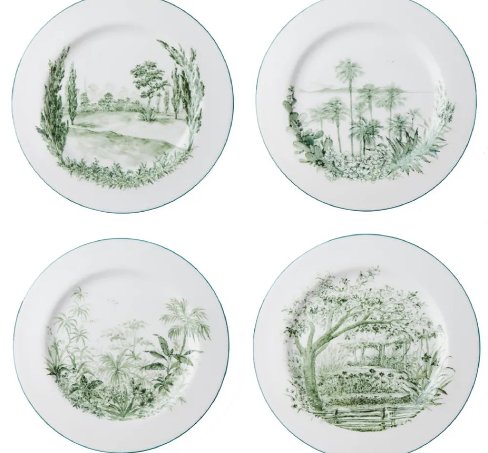 Laboratorio Paravicini Dinnerware|Gardens Dessert Plates, Set of 4