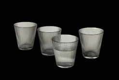 Rosendahl Glassware|GC Nouveau Tumbler in Smoke, Set of 4