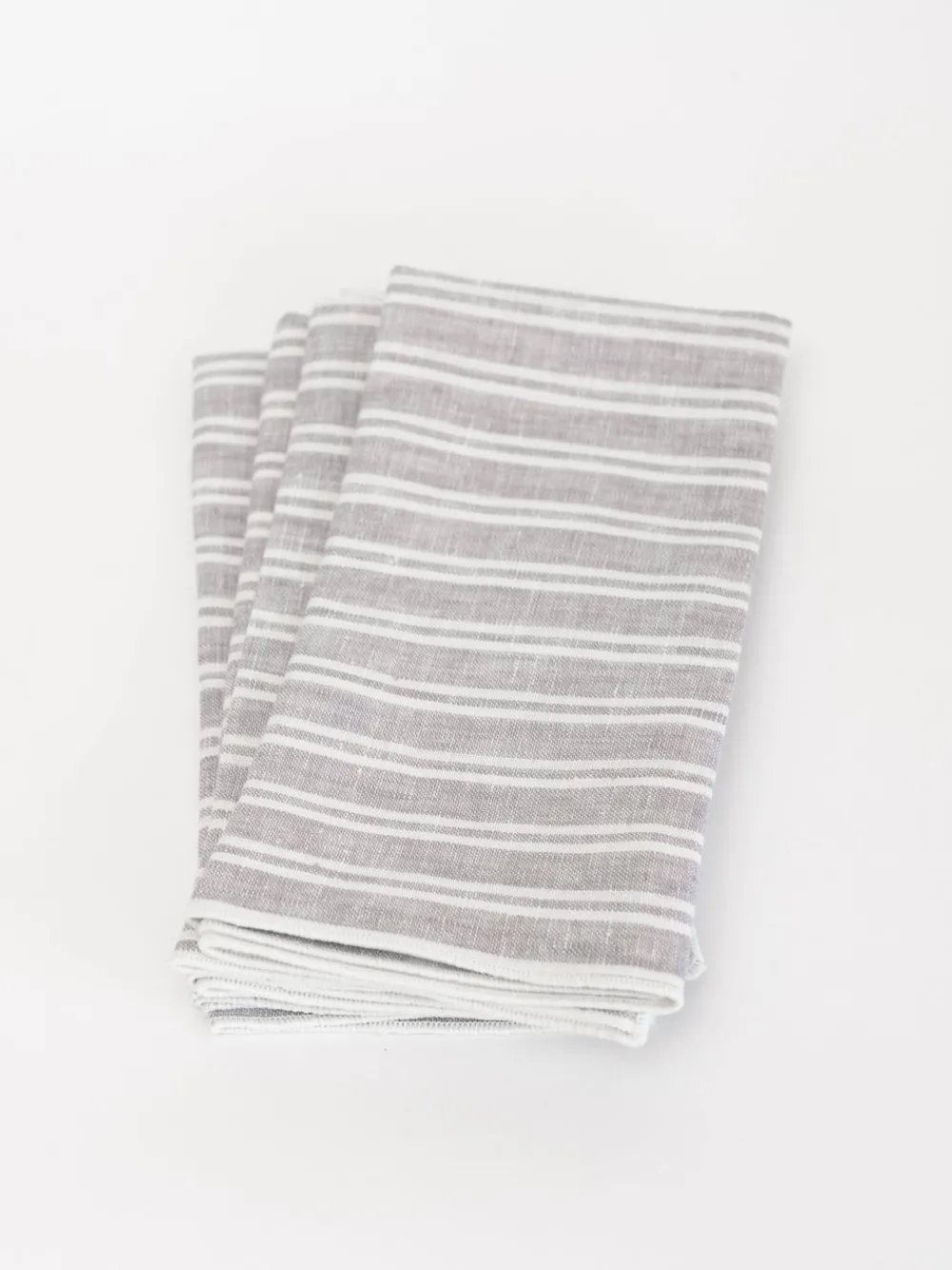 Proper Table Co. Place Settings & Linens|George Gray Stripe Napkin Set