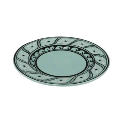 Carolina Irving and Daughters Dinnerware|Gigi Aqua Dinner Plate