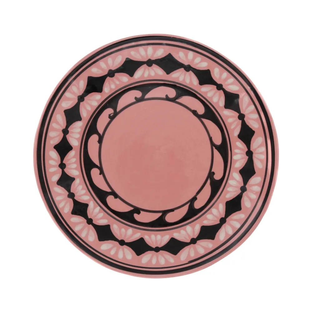 Carolina Irving and Daughters Dinnerware|Gigi Pink Dessert Plate