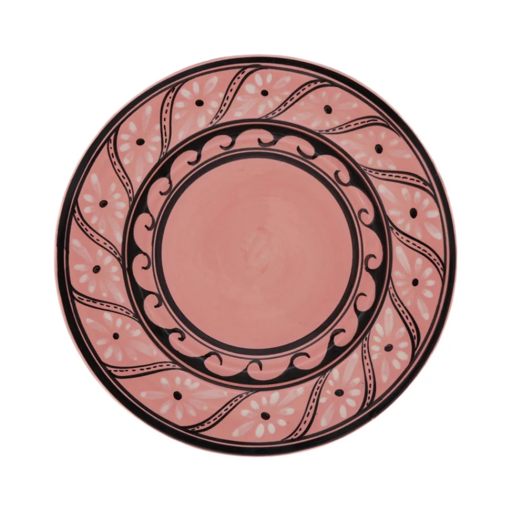 Carolina Irving and Daughters Dinnerware|Gigi Pink Dinner Plate