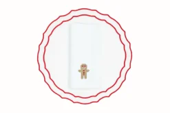 TriChi Design Place Settings & Linens|Gingerbread Napkin and Vidro Placemat, Set of 2
