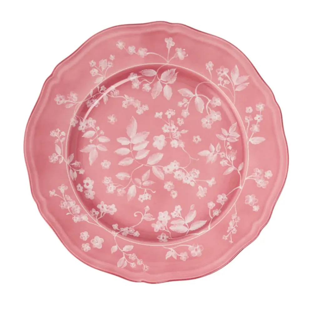Cabana Dinnerware|Ginori x Floral Dinner Plate in Pink