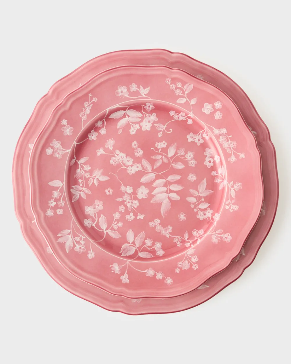 Cabana Dinnerware|Ginori x Floral Dinner Plate in Pink