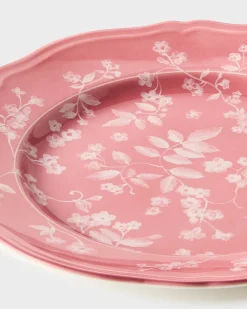 Cabana Dinnerware|Ginori x Floral Dinner Plate in Pink