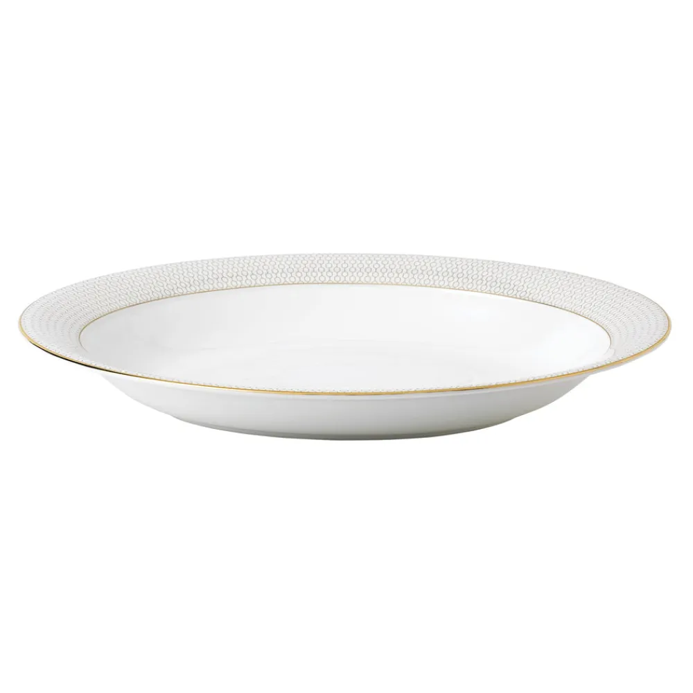 Wedgwood Dinnerware|Gio Gold Oval Serving Bowl