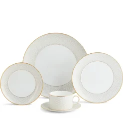 Wedgwood Dinnerware|Gio Gold 5-Piece Place Setting