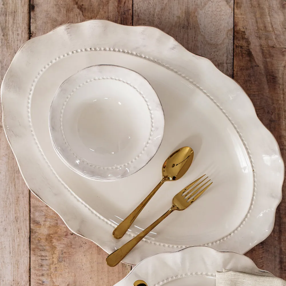 VIETRI Dinnerware|Giorno Ash Oval Platter