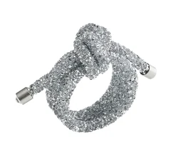 Kim Seybert Place Settings & Linens|Glam Knot Napkin Ring in Silver, Set of 4
