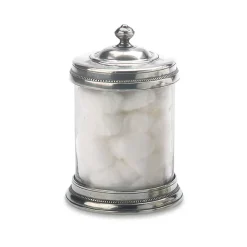 Match Bath|Silver|Glass Canister