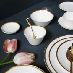 Twig NY Dinnerware|Golden Edge Cereal / Soup Bowl