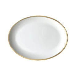 Twig NY Dinnerware|Golden Edge Oval Platter