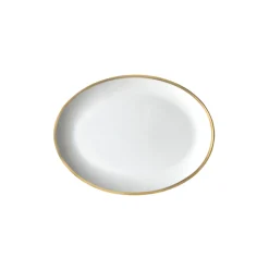 Twig NY Dinnerware|Golden Edge Oval Platter