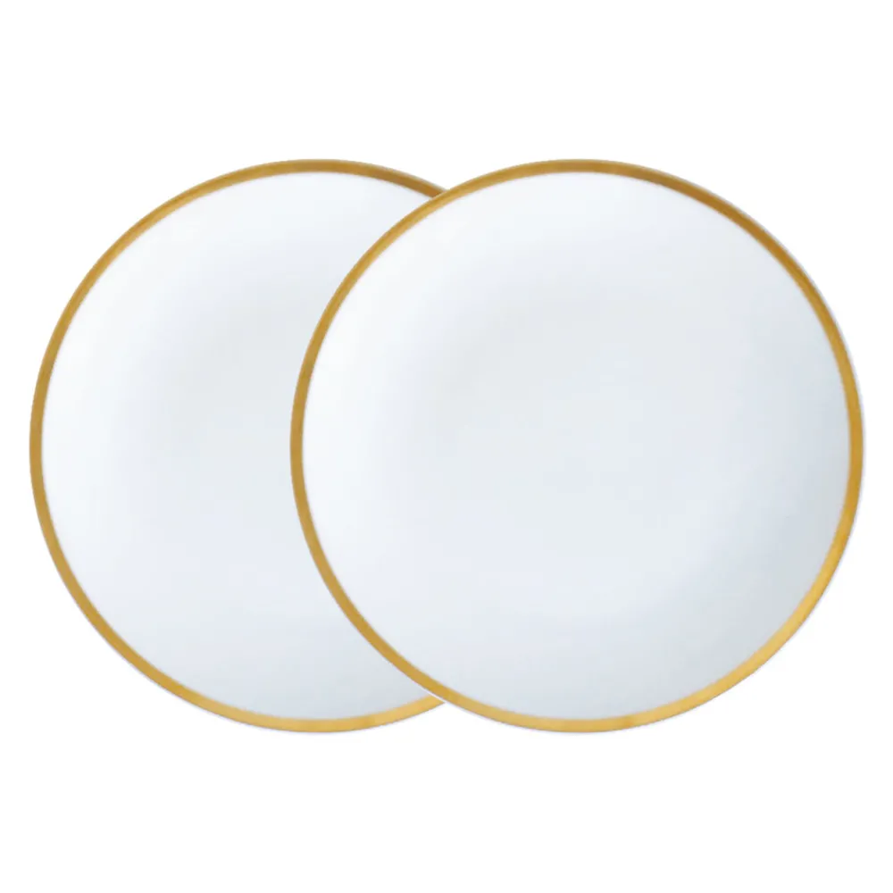 Twig NY Dinnerware|Golden Edge Plate, Set of 2