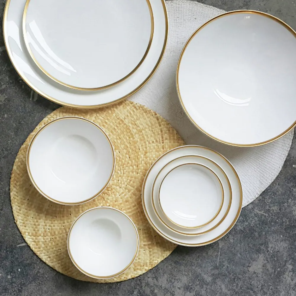 Twig NY Dinnerware|Golden Edge Plate, Set of 2