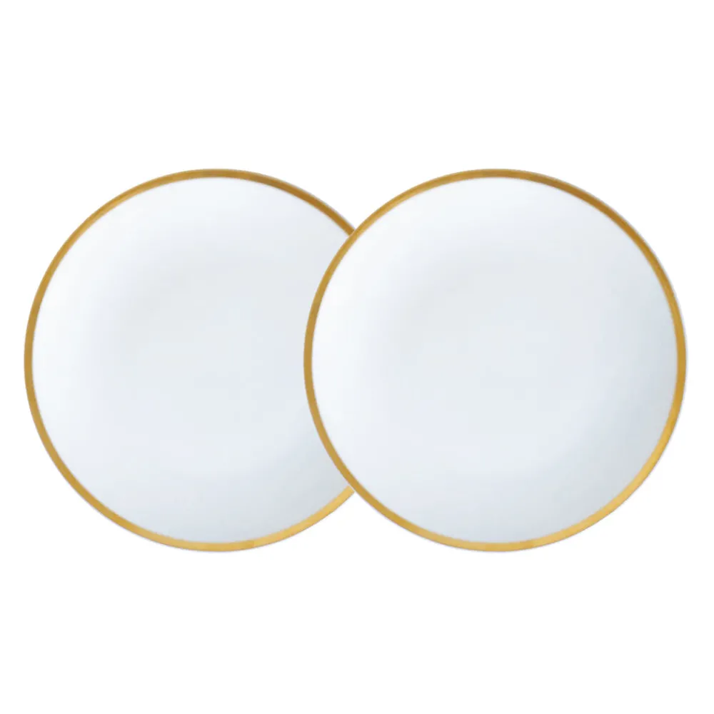 Twig NY Dinnerware|Golden Edge Plate, Set of 2