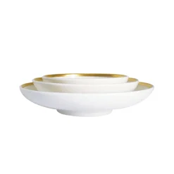 Twig NY Dinnerware|Golden Edge Set of 3, Canapé Dishes
