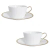 Twig NY Dinnerware|Golden Edge Set of 2, Cup and Saucer