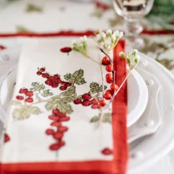 Couleur Nature Place Settings & Linens|Gooseberry Napkins, Set of 6
