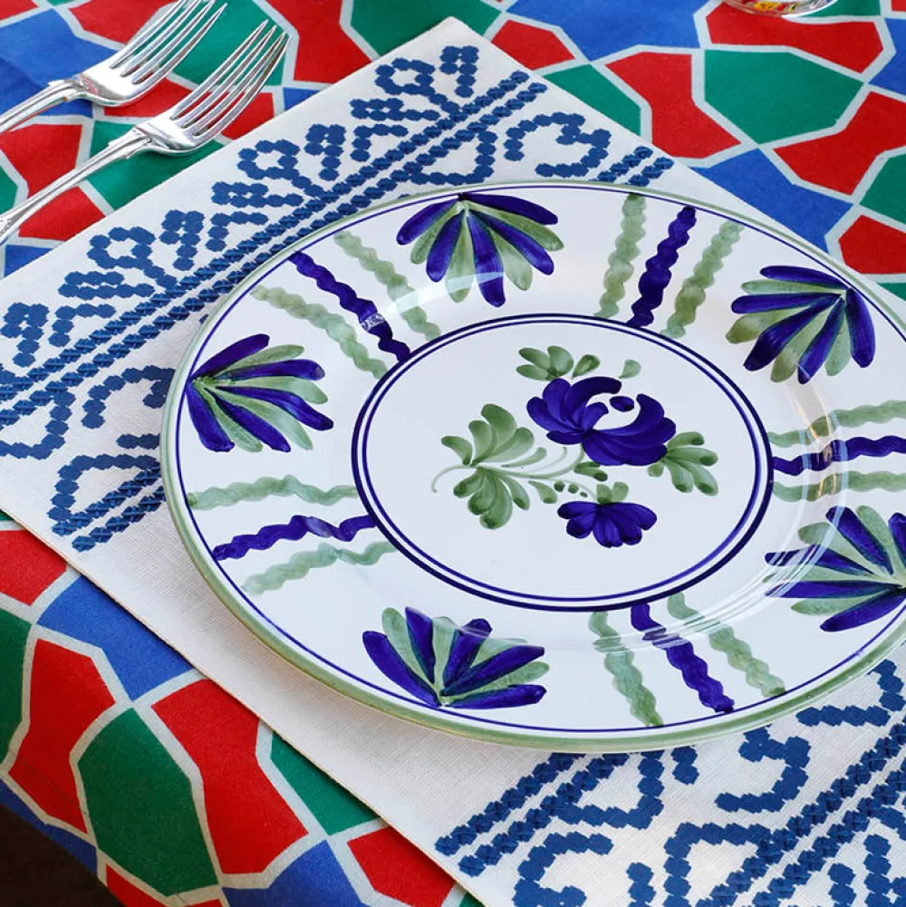 Cabana Place Settings & Linens|Goya Placemat Blue