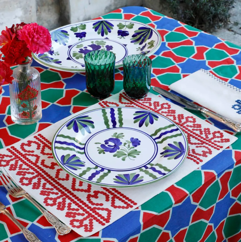 Cabana Place Settings & Linens|Goya Placemat Red