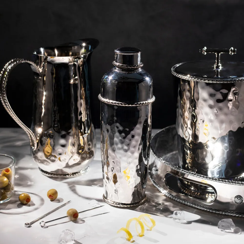 Juliska Dinnerware|Graham Silver Round Tray