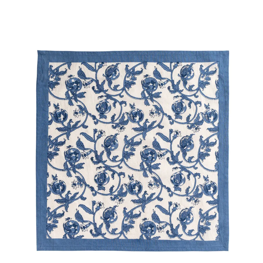Couleur Nature Place Settings & Linens|Granada Napkins Cornflower Blue, Set of 6