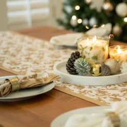 Couleur Nature Place Settings & Linens|Granada Napkins Mustard, Set of 6