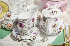 Ginori 1735 Dinnerware|Granduca Coreana Teapot with Cover