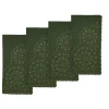 Chefanie Place Settings & Linens|Green Eyelet Dinner Napkins, Set of 4