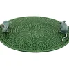 Bordallo Pinheiro Dinnerware|Green Lily Cheese Tray with Natural Mouse