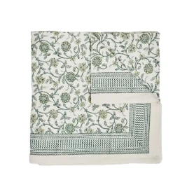 Maison Margaux Place Settings & Linens|Green Petals Tablecloth