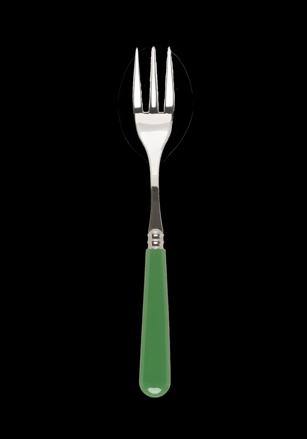 Late Afternoon Flatware|Green Serving Fork