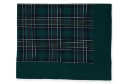 TriChi Design Place Settings & Linens|Green Tartan Tablecloth