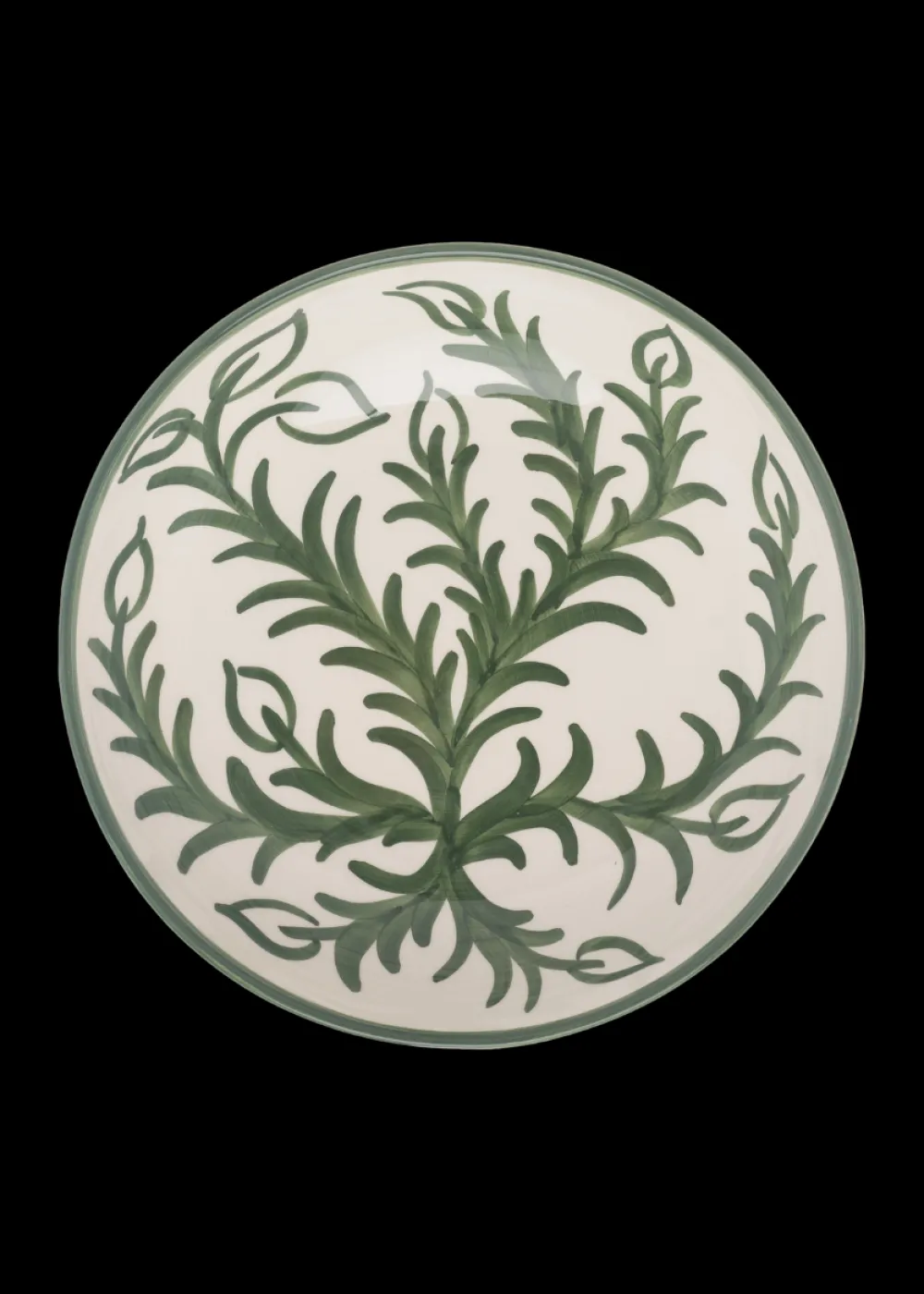 Late Afternoon Dinnerware|Green Vina Large Bowl