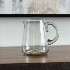 Verve Culture Glassware|Handblown Glass Pitcher