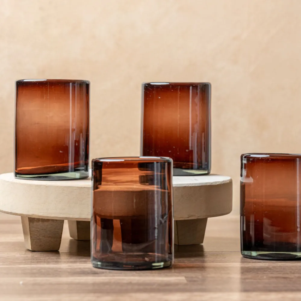 Verve Culture Glassware|Handblown Glasses in Set of 4 in Tamarind