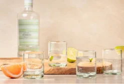 Verve Culture Glassware|Handblown Shooter Glasses, Set of 4