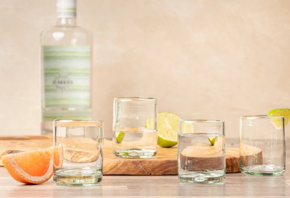 Verve Culture Glassware|Handblown Shooter Glasses, Set of 4