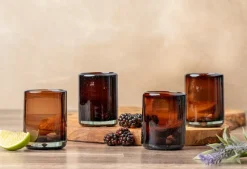 Verve Culture Glassware|Handblown Shooter Glasses, Set of 4